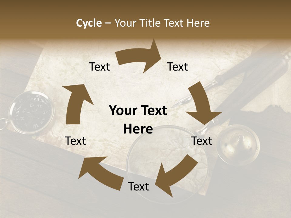 Pen And Old Paper PowerPoint Template