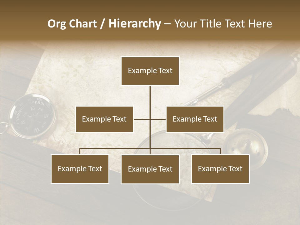 Pen And Old Paper PowerPoint Template