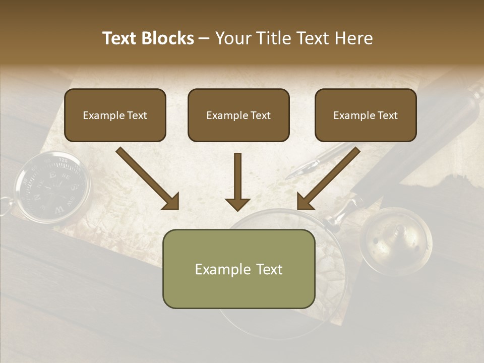 Pen And Old Paper PowerPoint Template