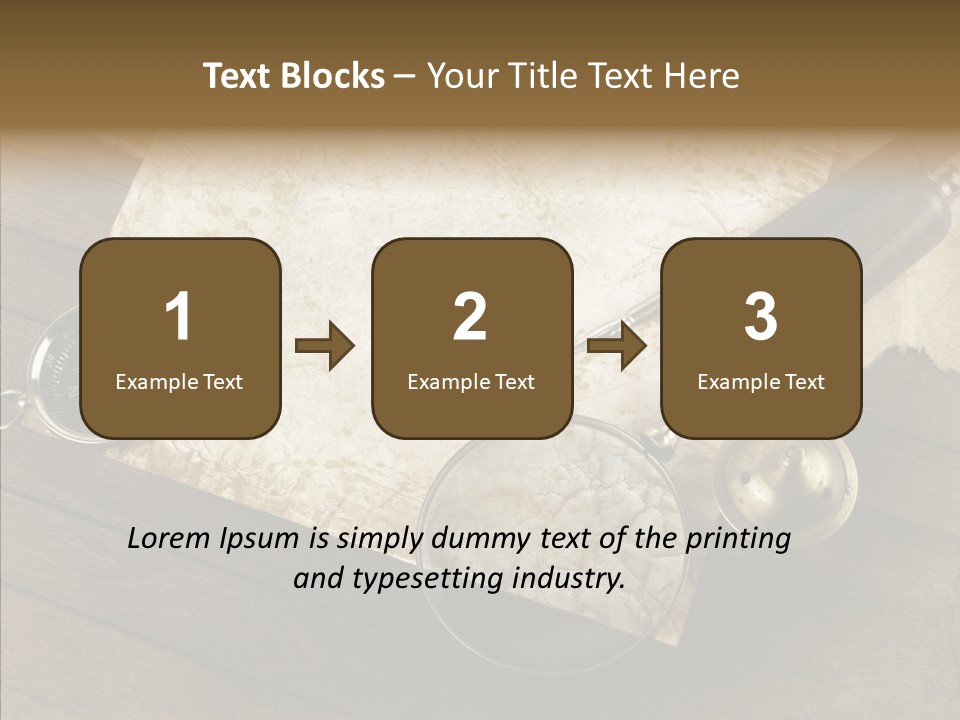 Pen And Old Paper PowerPoint Template