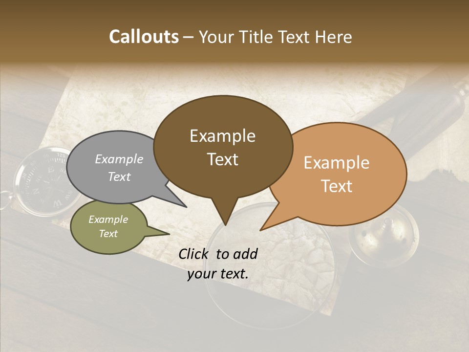 Pen And Old Paper PowerPoint Template