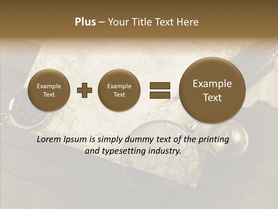 Pen And Old Paper PowerPoint Template