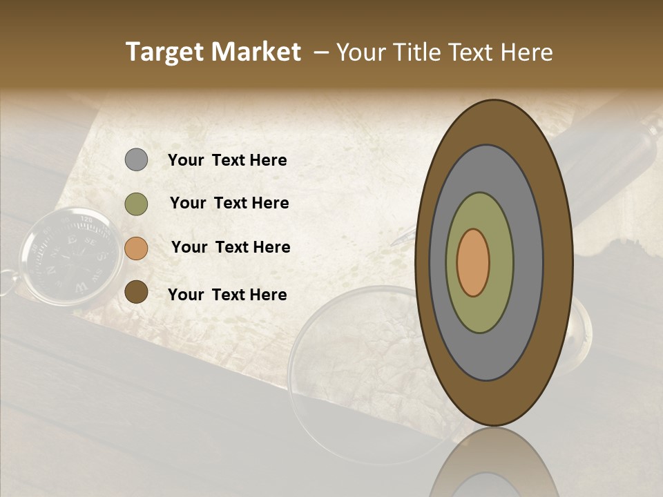 Pen And Old Paper PowerPoint Template