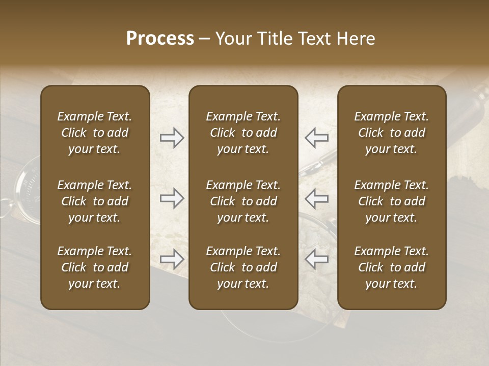 Pen And Old Paper PowerPoint Template