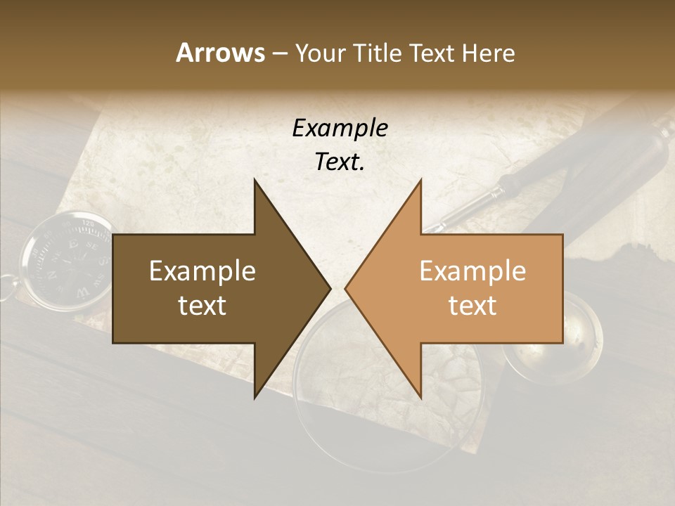 Pen And Old Paper PowerPoint Template