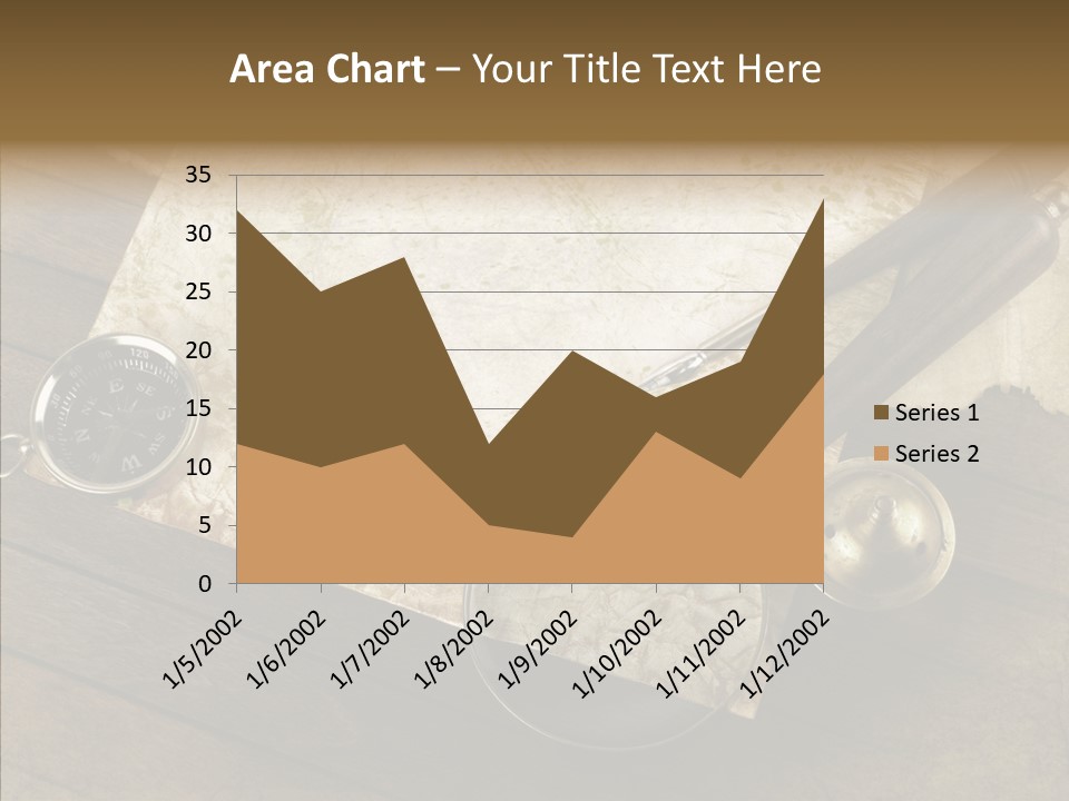 Pen And Old Paper PowerPoint Template