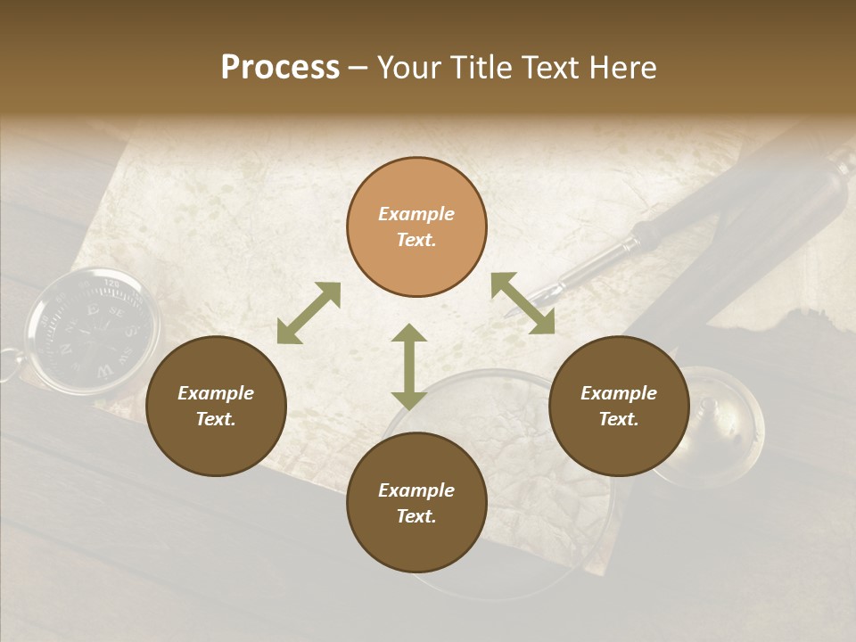 Pen And Old Paper PowerPoint Template