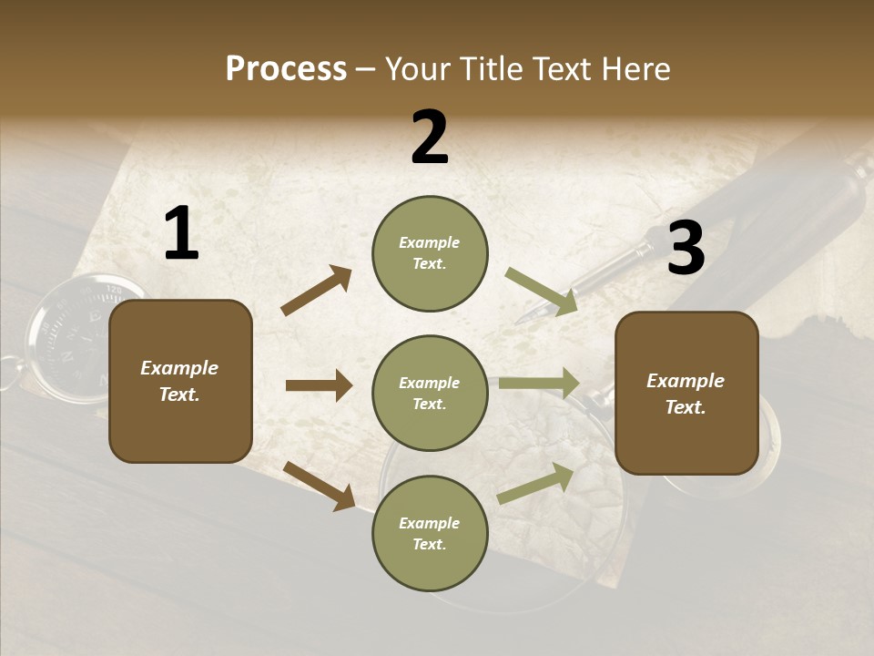 Pen And Old Paper PowerPoint Template