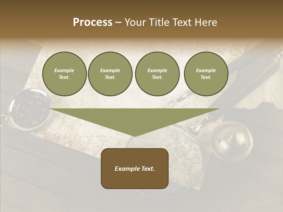 Pen And Old Paper PowerPoint Template