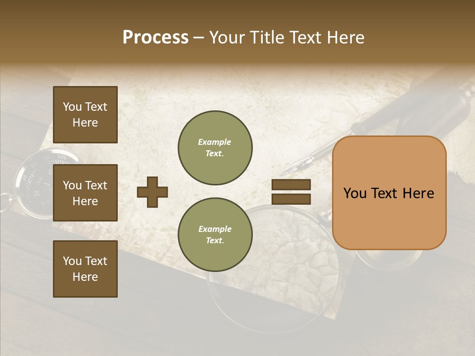 Pen And Old Paper PowerPoint Template