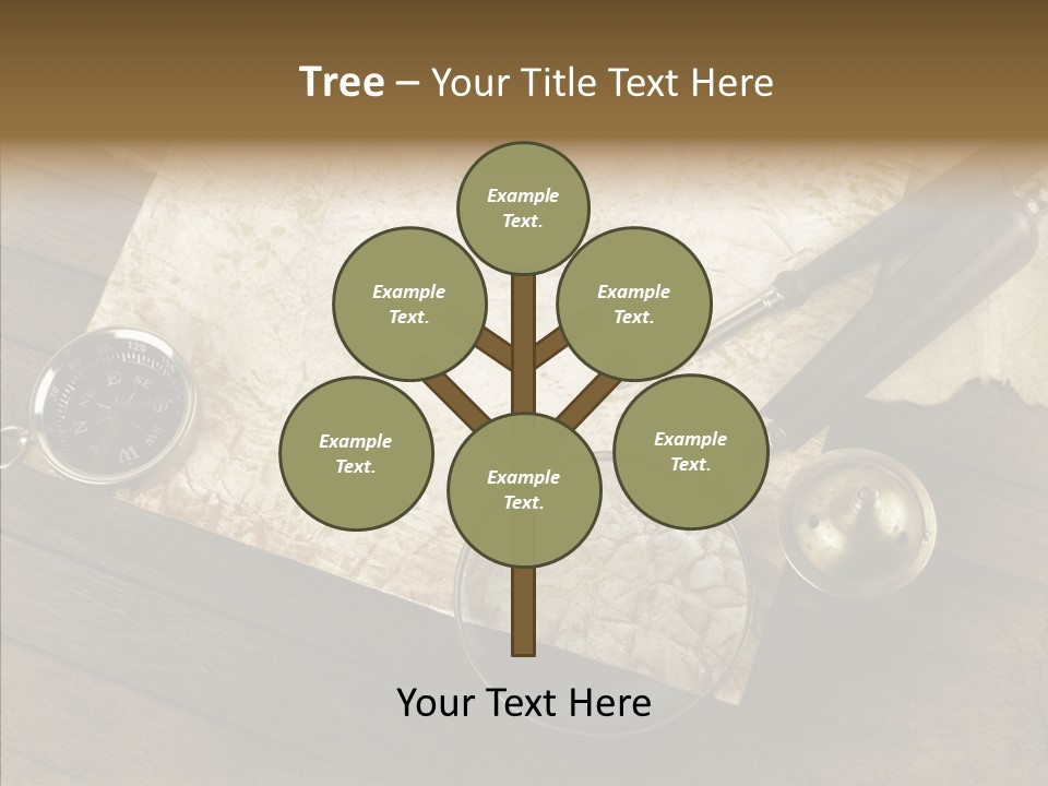 Pen And Old Paper PowerPoint Template