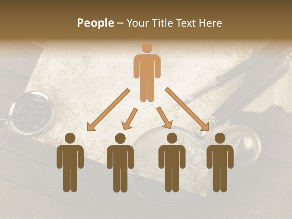 Pen And Old Paper PowerPoint Template