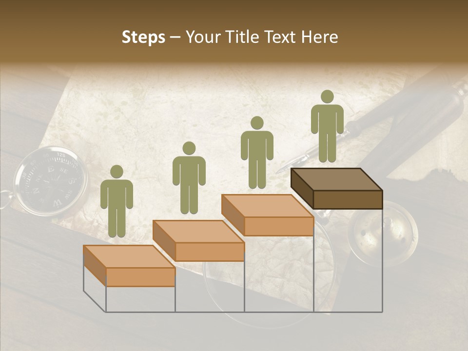 Pen And Old Paper PowerPoint Template