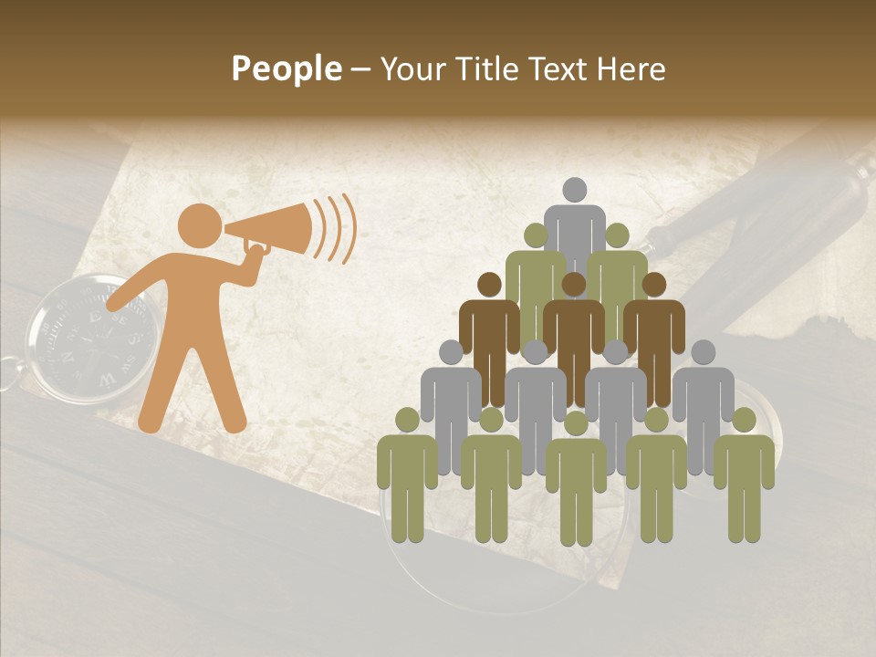 Pen And Old Paper PowerPoint Template