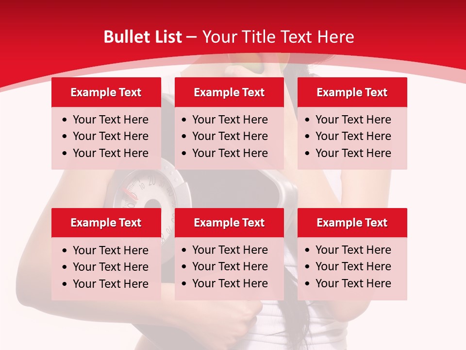 Power Weight Food PowerPoint Template