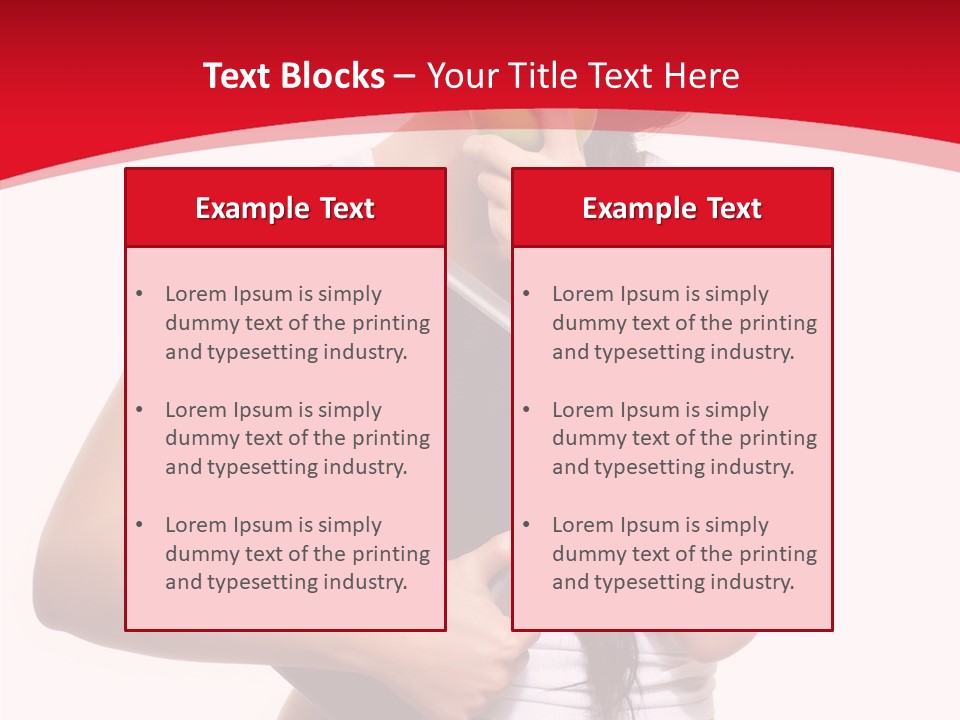 Power Weight Food PowerPoint Template