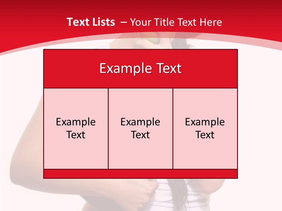 Power Weight Food PowerPoint Template