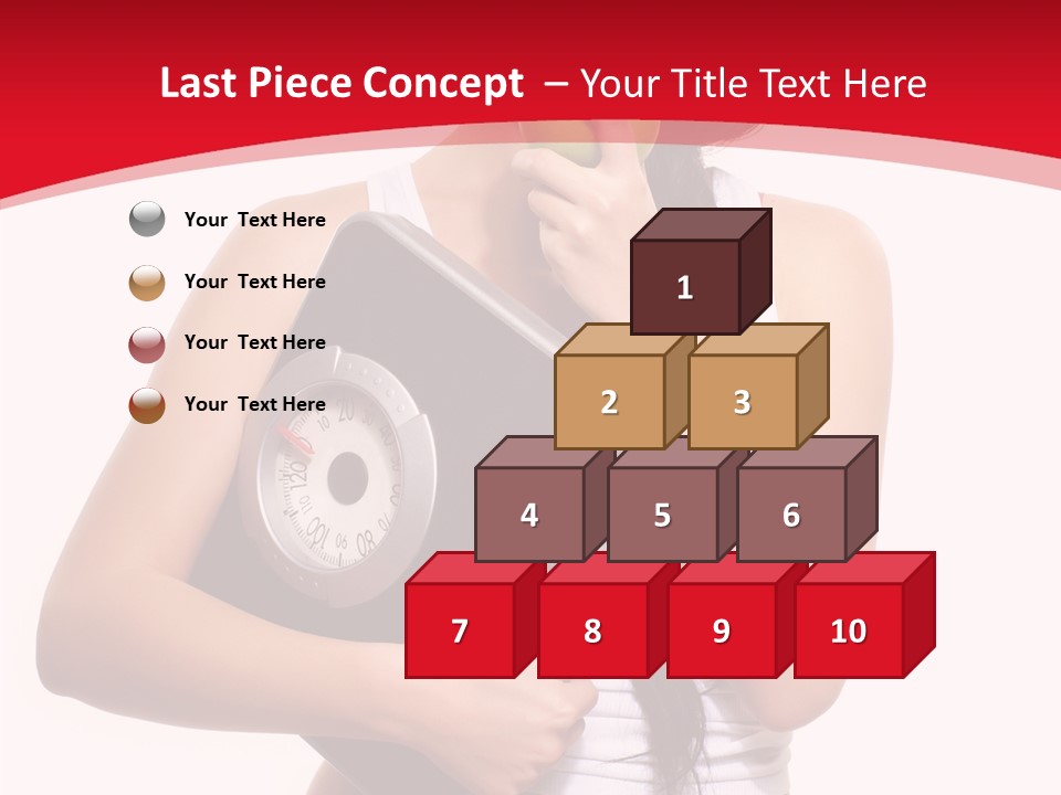 Power Weight Food PowerPoint Template