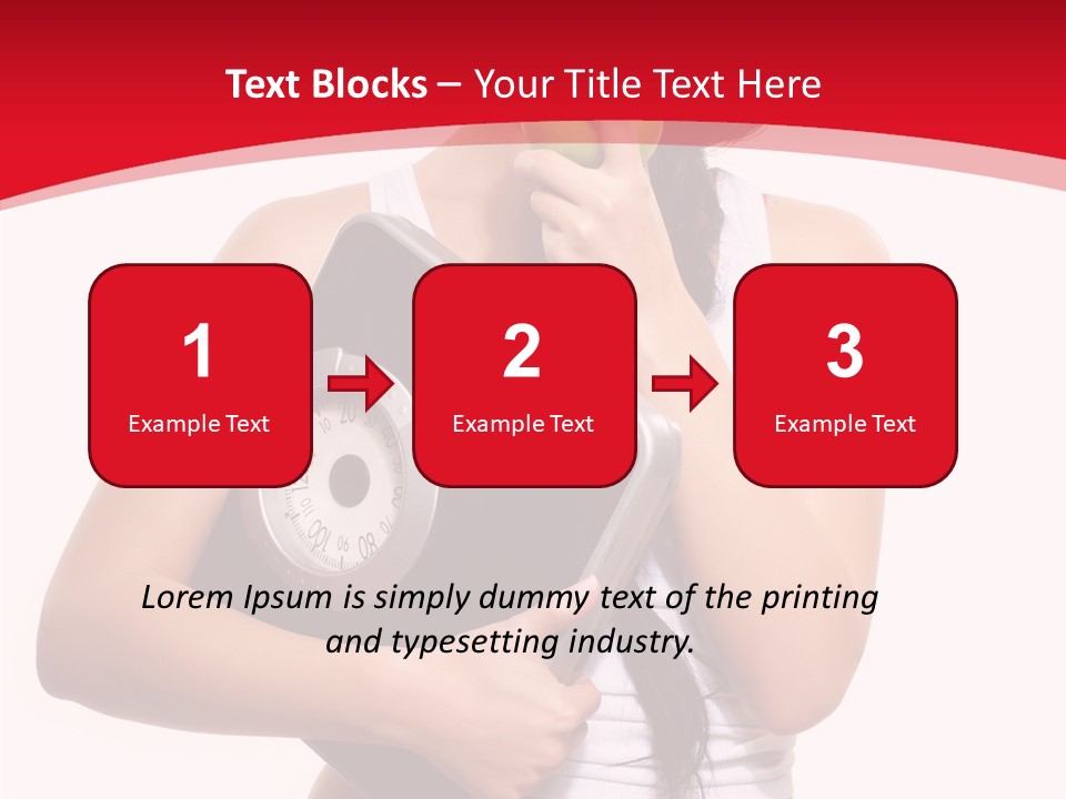 Power Weight Food PowerPoint Template