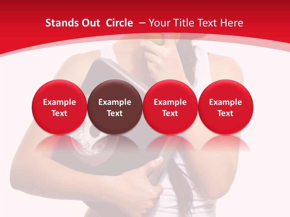 Power Weight Food PowerPoint Template