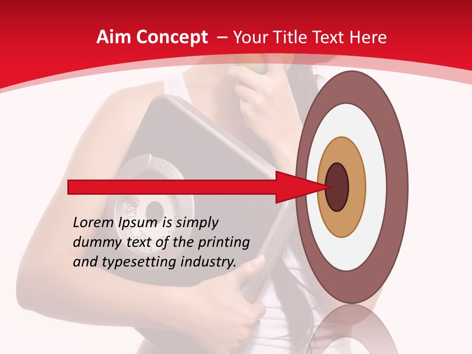 Power Weight Food PowerPoint Template