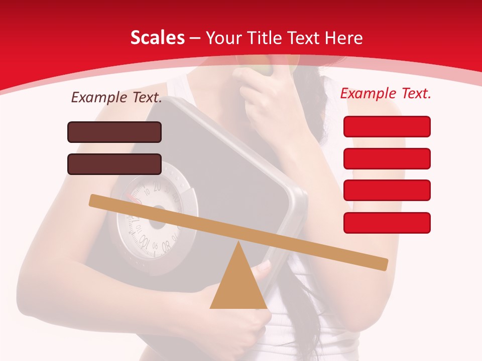 Power Weight Food PowerPoint Template