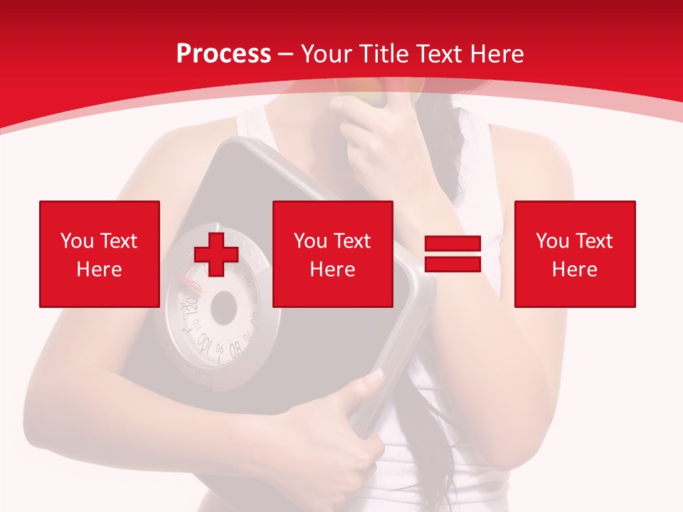 Power Weight Food PowerPoint Template