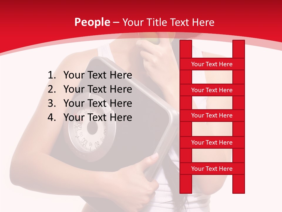 Power Weight Food PowerPoint Template