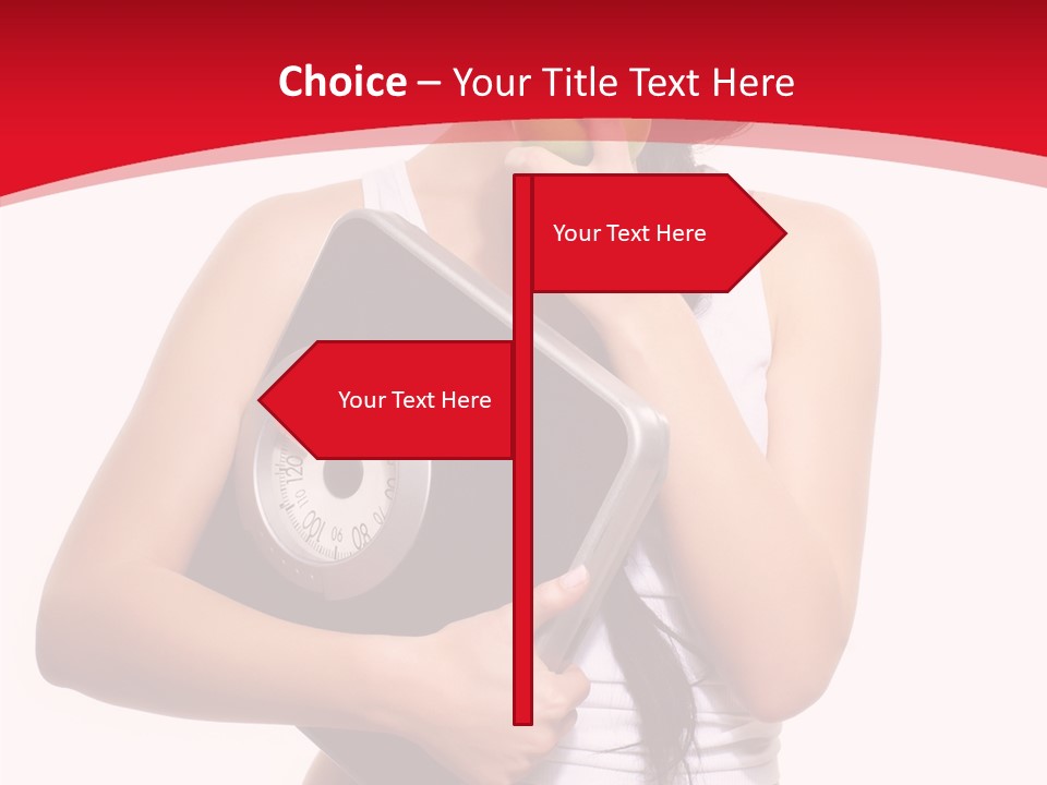 Power Weight Food PowerPoint Template