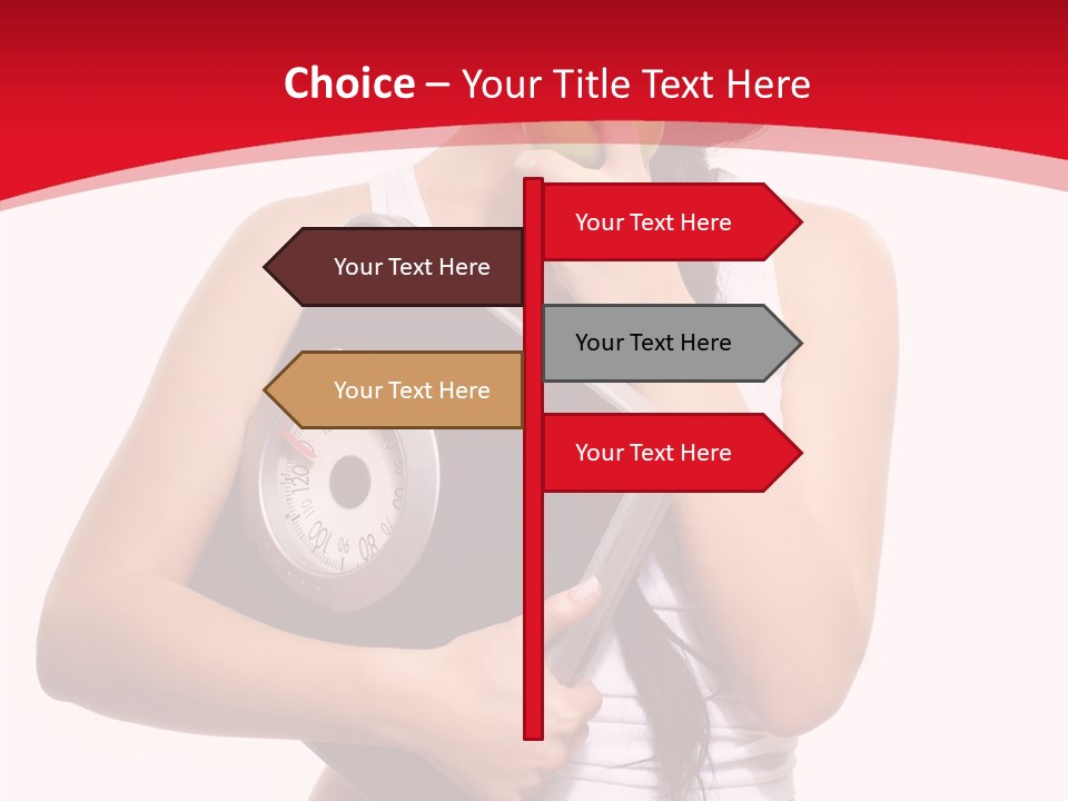 Power Weight Food PowerPoint Template