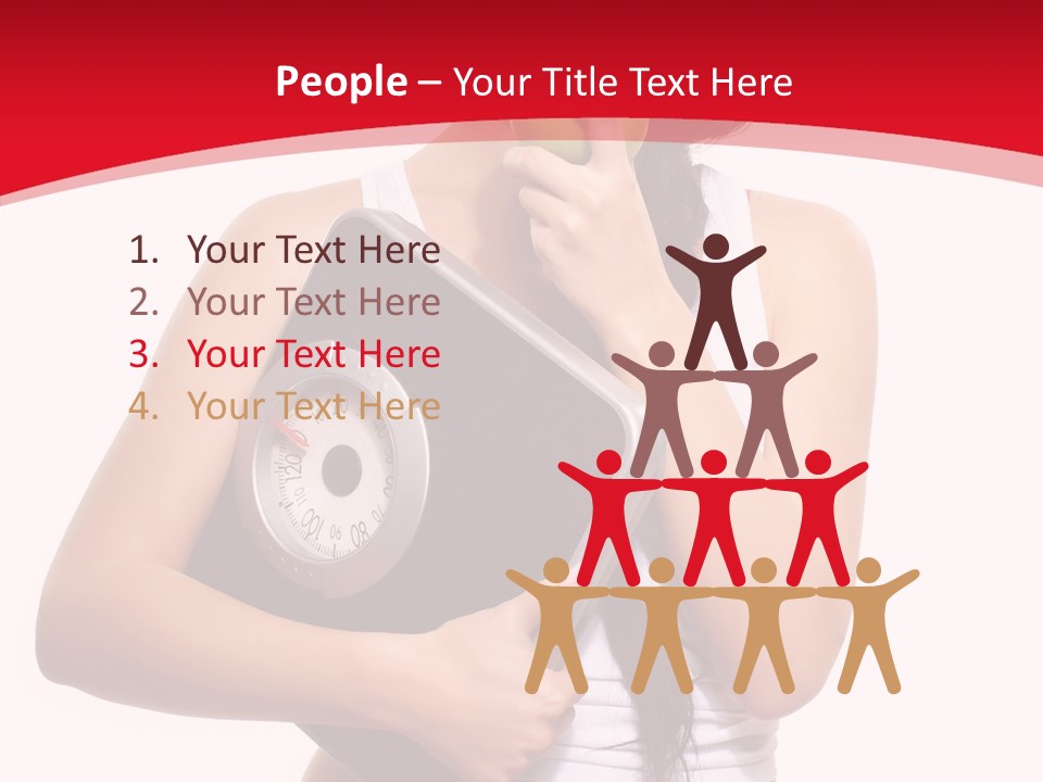 Power Weight Food PowerPoint Template