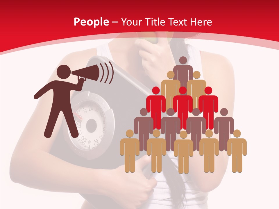 Power Weight Food PowerPoint Template