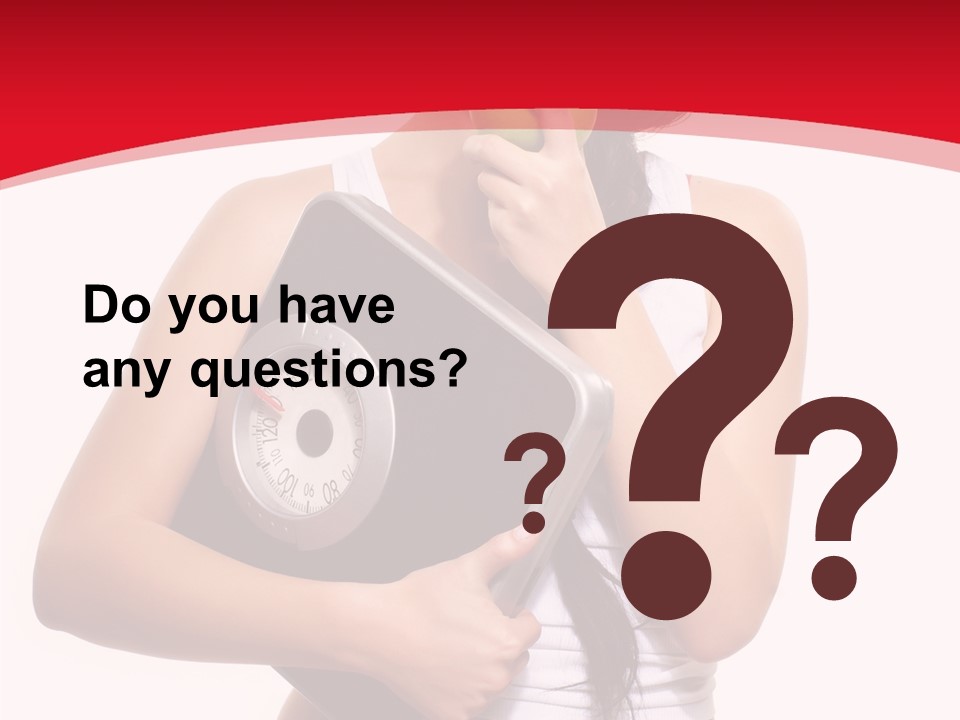 Power Weight Food PowerPoint Template