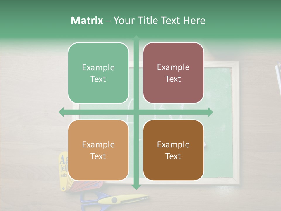 Clip Class Materials PowerPoint Template