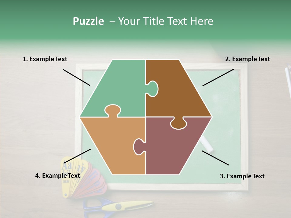 Clip Class Materials PowerPoint Template