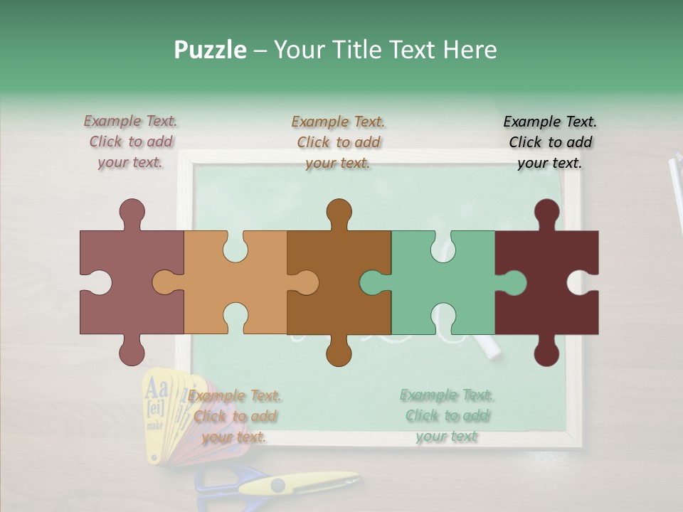 Clip Class Materials PowerPoint Template