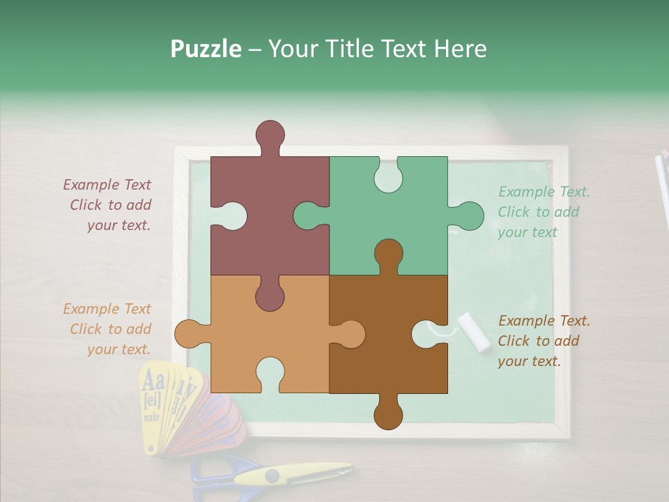 Clip Class Materials PowerPoint Template