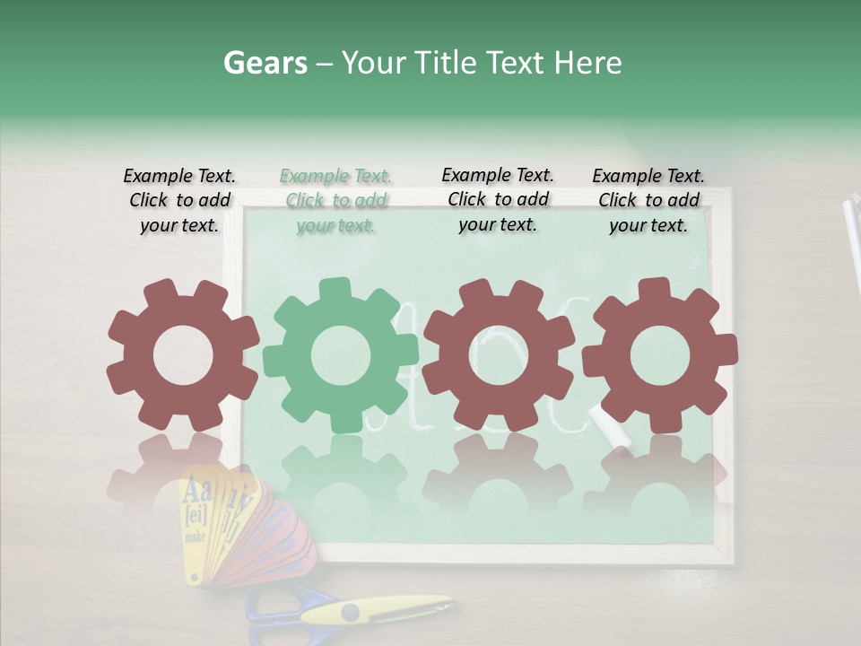 Clip Class Materials PowerPoint Template