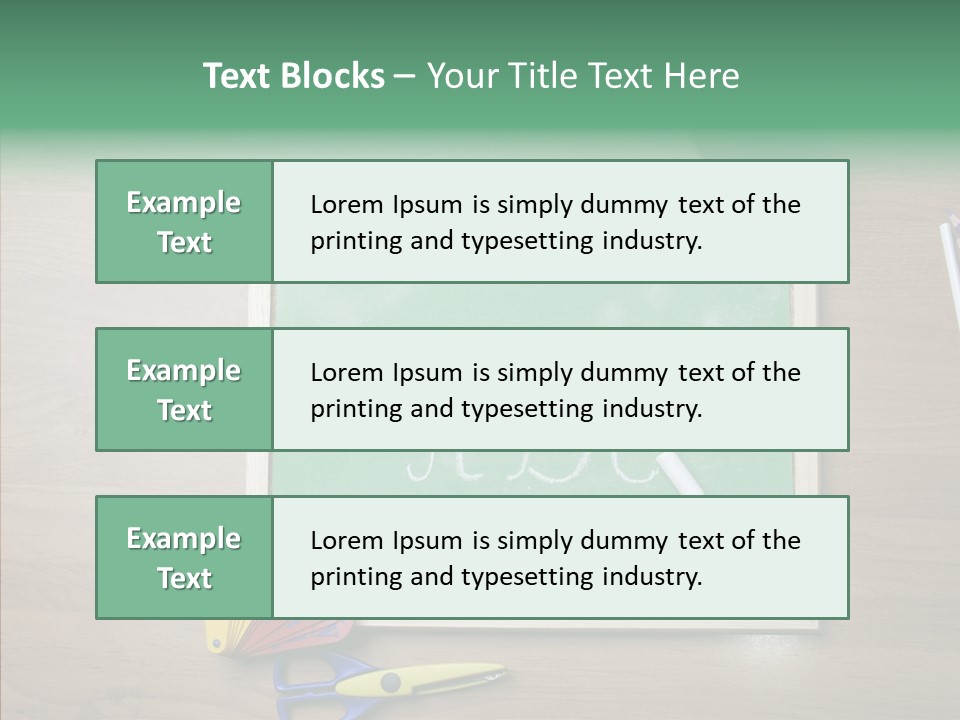 Clip Class Materials PowerPoint Template