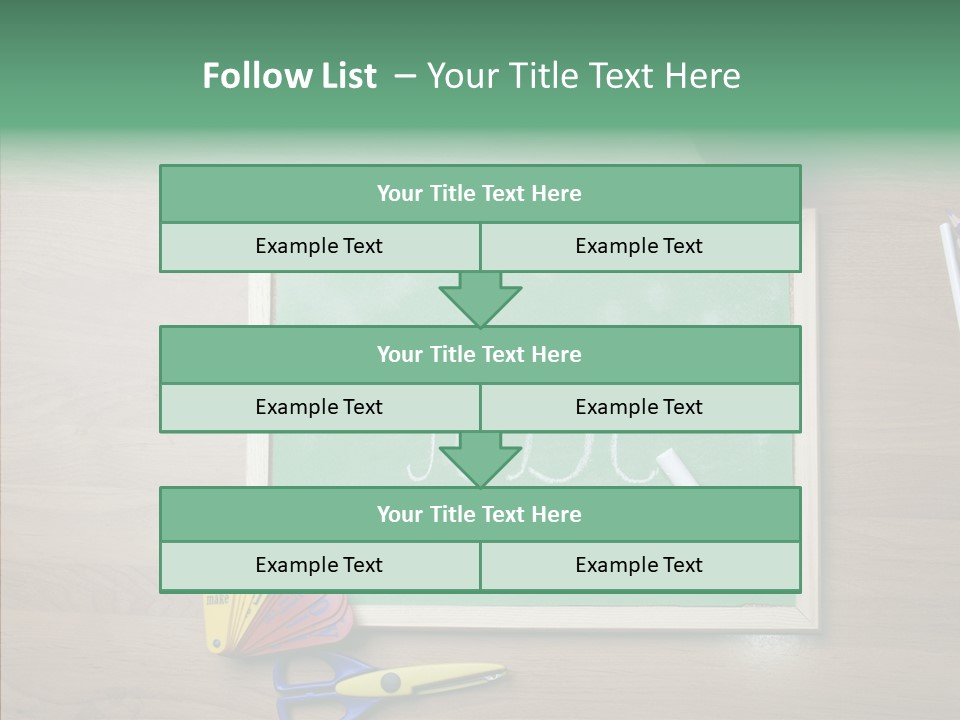 Clip Class Materials PowerPoint Template