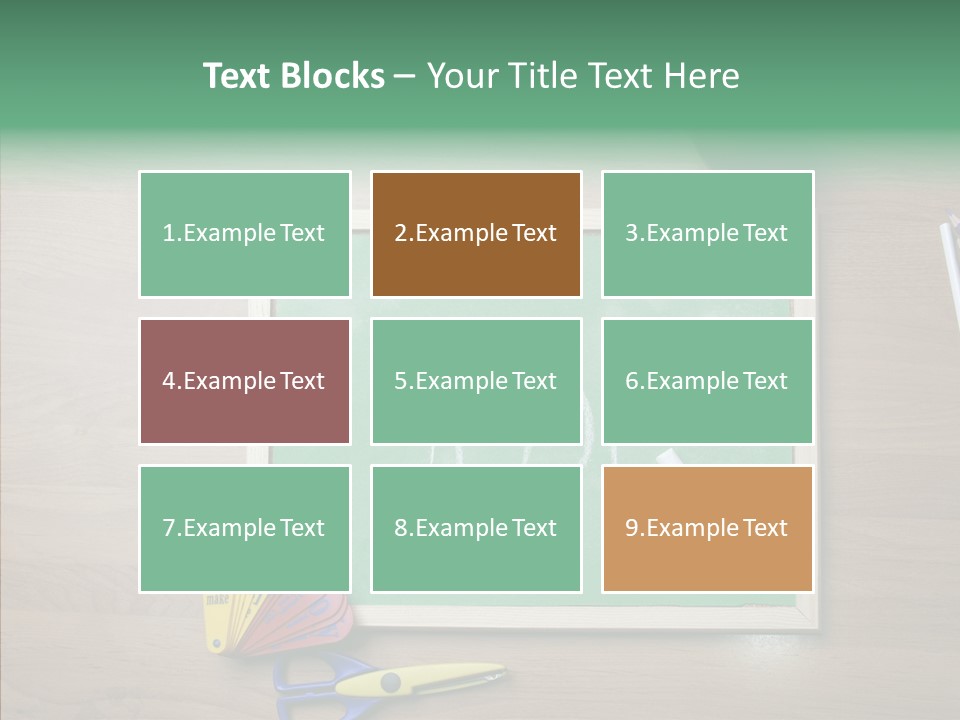 Clip Class Materials PowerPoint Template