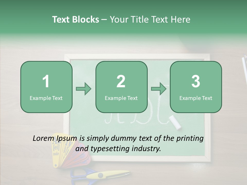 Clip Class Materials PowerPoint Template