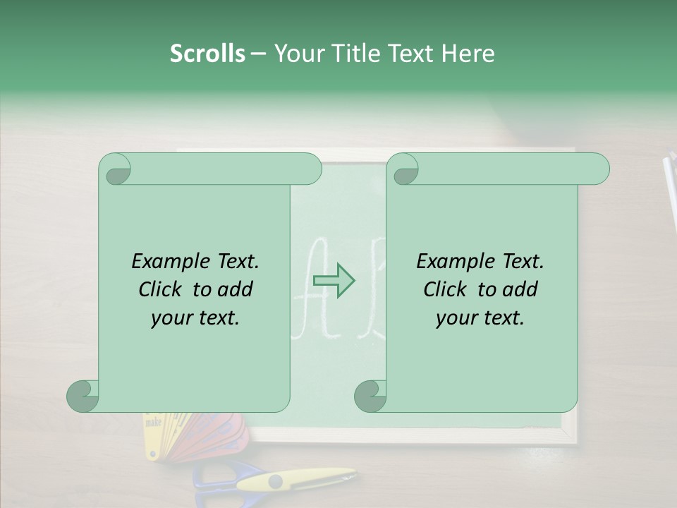Clip Class Materials PowerPoint Template