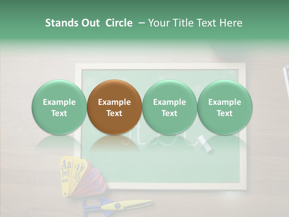 Clip Class Materials PowerPoint Template