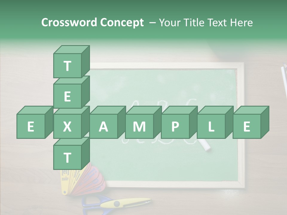 Clip Class Materials PowerPoint Template