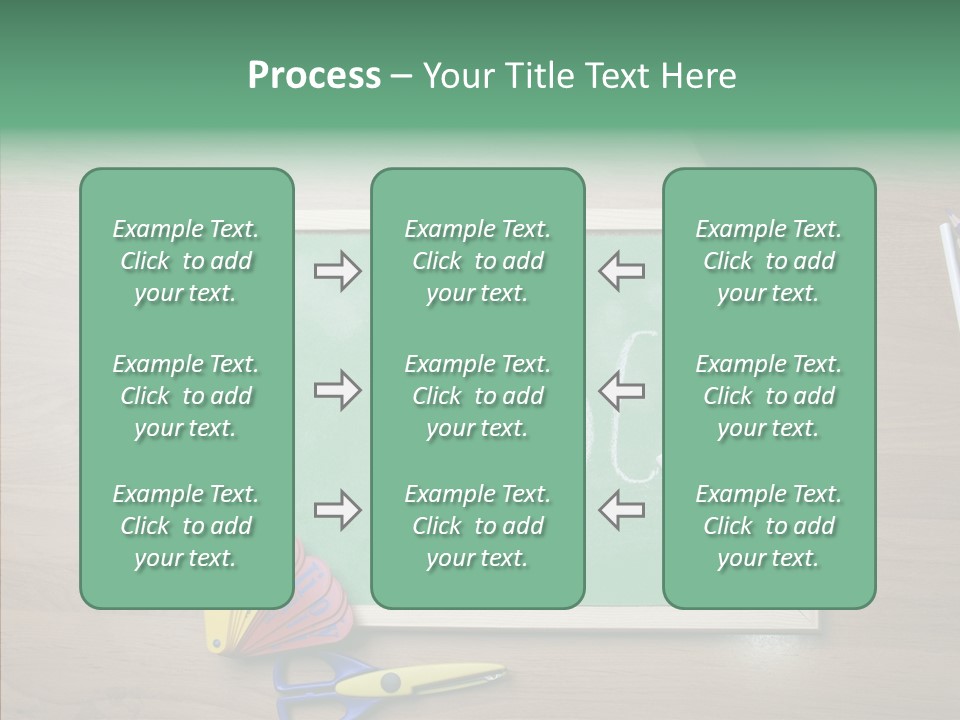Clip Class Materials PowerPoint Template