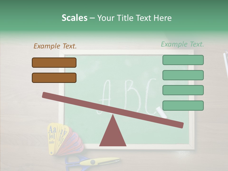 Clip Class Materials PowerPoint Template
