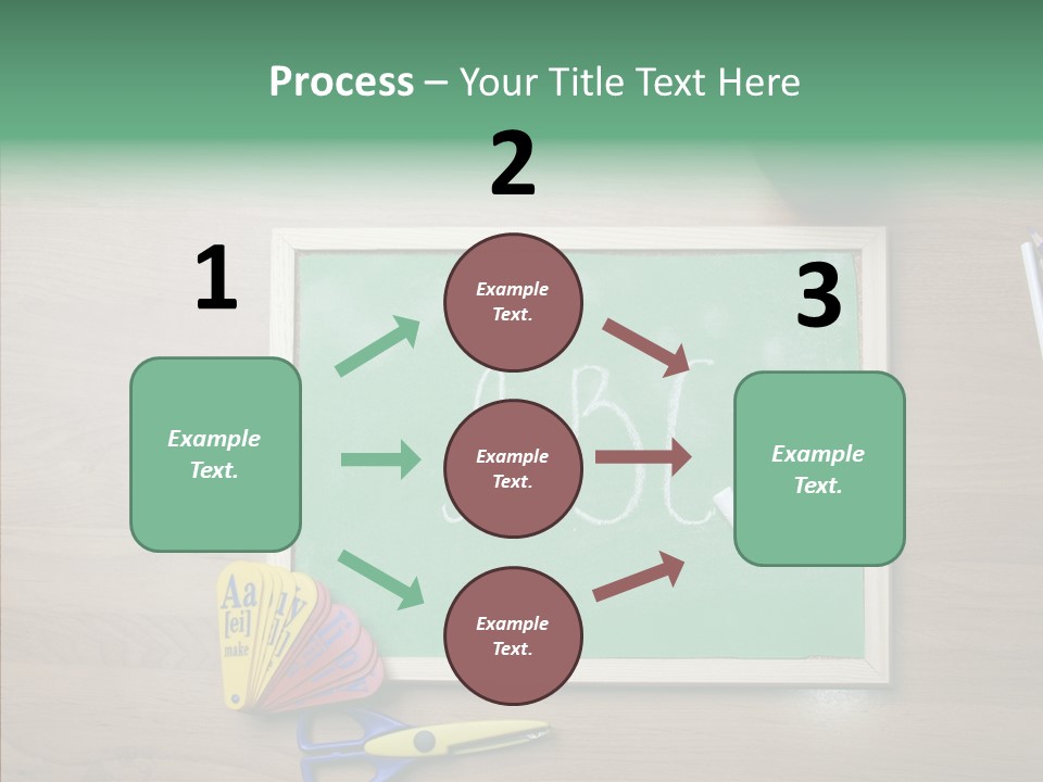 Clip Class Materials PowerPoint Template