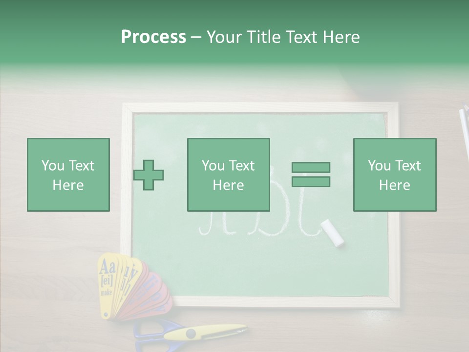 Clip Class Materials PowerPoint Template