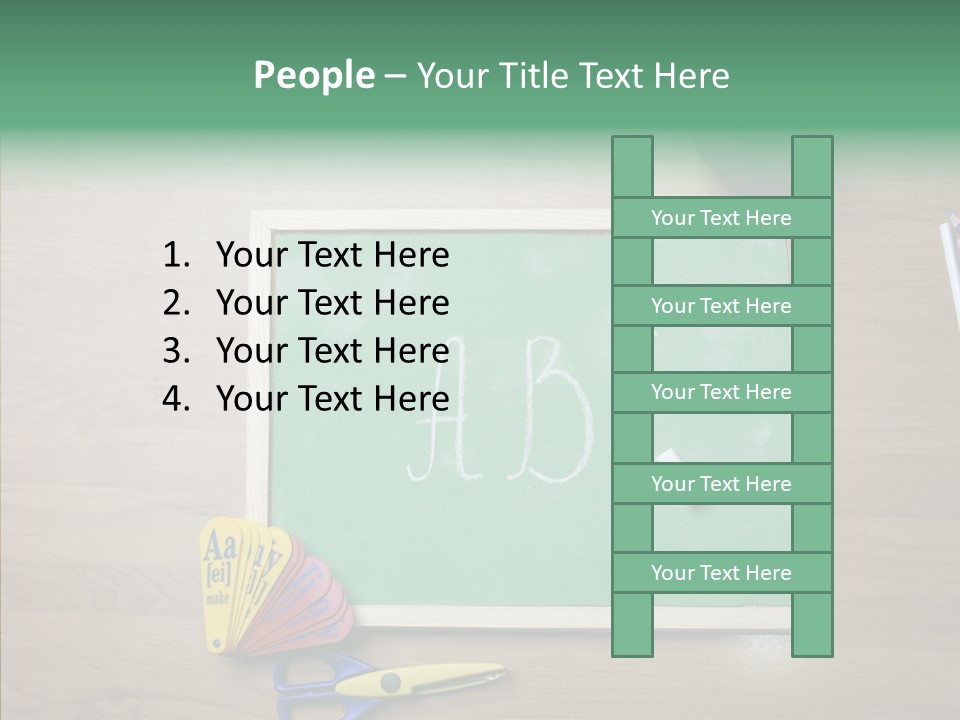 Clip Class Materials PowerPoint Template